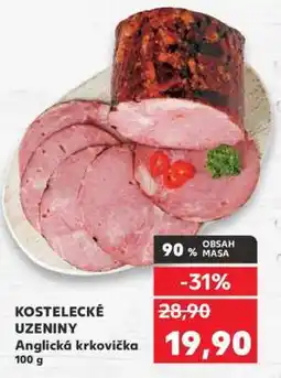 Kaufland Kostelecké uzeniny Anglická krkovička nabídka