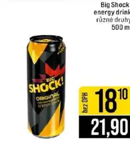 Jip Big Shock energy drink nabídka