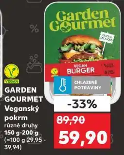 Kaufland GARDEN GOURMET Veganský pokrm nabídka