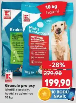 Kaufland Granule pro psy nabídka