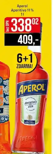 Jip Aperol Aperitivo 11% 1l nabídka
