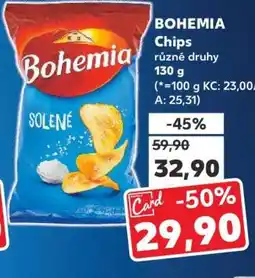 Kaufland Bohemia chips nabídka