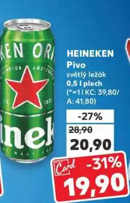 Kaufland Heineken Pivo nabídka