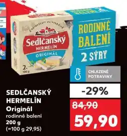 Kaufland Sedlčanský hermelín nabídka