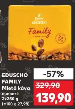 Kaufland EDUSCHO FAMILY Mletá káva nabídka