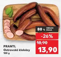 Kaufland PRANTL Ostravské klobásy nabídka