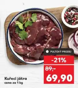 Kaufland Kuřecí játra nabídka