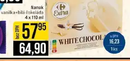 Jip Nanuk vanilka+bílá čokoláda nabídka
