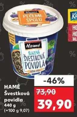 Kaufland HAMÉ Švestková povidla nabídka