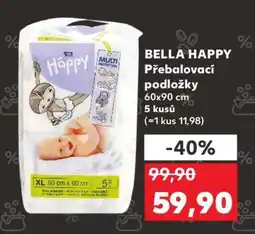 Kaufland Bella Happy přebalovací podložky nabídka