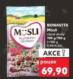 Kaufland Bonavita Müsli nabídka