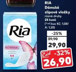 Kaufland Ria Dámské slipové vložky nabídka