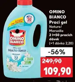 Kaufland OMINO BIANCO Prací gel nabídka