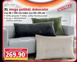 Norma XL mega polštář, dekorační nabídka