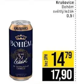 Jip Krušovice Bohém světlý ležák nabídka
