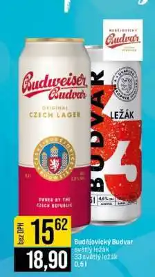 Jip Budějovický Budvar světlý ležák nabídka