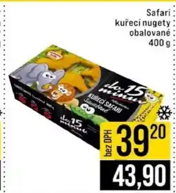 Jip Safari kuřecí nugety obalované nabídka
