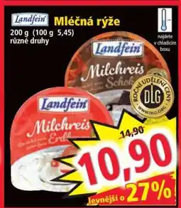 Norma Landfein Mléčná rýže nabídka