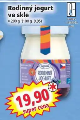 Norma Rodinný jogurt ve skle nabídka