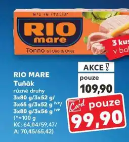 Kaufland Rio Mare Tuňák nabídka