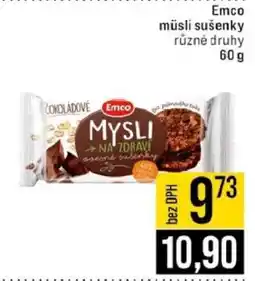 Jip Emco müsli sušenky nabídka