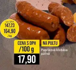 Jip Papriková klobása pálivá nabídka