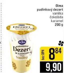 Jip Olma pudinkový dezert nabídka