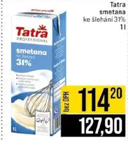 Jip Tatra smetana ke šlehání 31% 1l nabídka