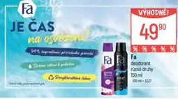 Globus Fa deodorant různé druhy nabídka