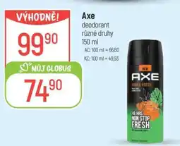 Globus Axe deodorant nabídka