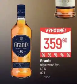 Globus Grant‘s Triple Wood 8YO nabídka