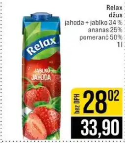Jip Relax džus nabídka