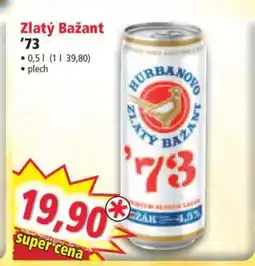 Norma Zlatý Bažant 73 nabídka