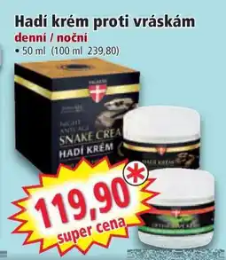 Norma Hadí krém proti vráskám nabídka