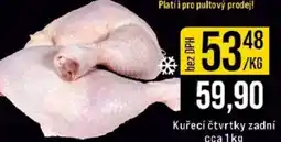 Jip Kuřecí čtvrtky zadní nabídka