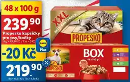 Lidl Propesko kapsičky pro psy/kočky, 48c 100 g nabídka
