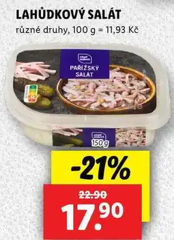 Lidl LAHŮDKOVÝ SALÁT, 150 g nabídka