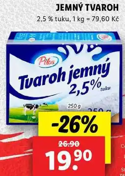 Lidl JEMNÝ TVAROH, 250 g nabídka