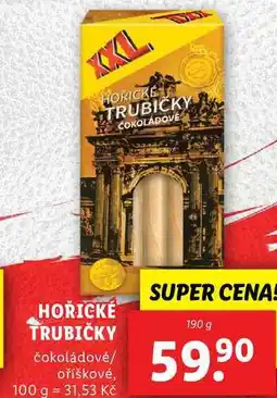 Lidl HOŘICKÉ TRUBIČKY, 190 g nabídka