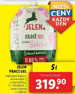 Lidl JELEN PRACÍ GEL, 111 PD nabídka