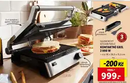 Lidl KONTAKTNÍ GRIL 2000 W nabídka