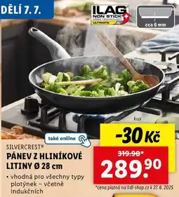 Lidl PÁNEV Z HLINÍKOVÉ LITINY Ø 28 cm nabídka