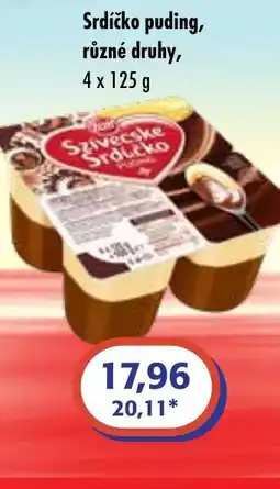 ČEPOS Zott Srdíčko puding nabídka