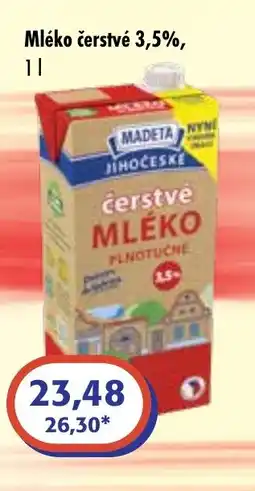 ČEPOS Madeta Mléko čerstvé 3,5% nabídka