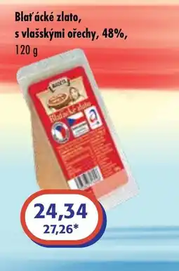 ČEPOS Madeta Blaťácké zlato, s vlašskými ořechy, 48% nabídka
