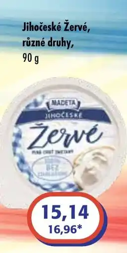 ČEPOS Madeta Jihočeské Žervé nabídka