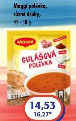 ČEPOS Maggi polévka nabídka