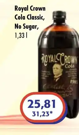 ČEPOS Royal Crown Cola Classic, No Sugar nabídka