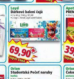 Norma Loyd dárkové balení čajů nabídka