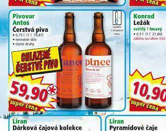 Norma Pivovar antoš čerstvá piva nabídka